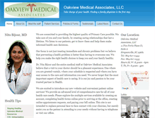 Tablet Screenshot of oakviewmedicalassociates.com